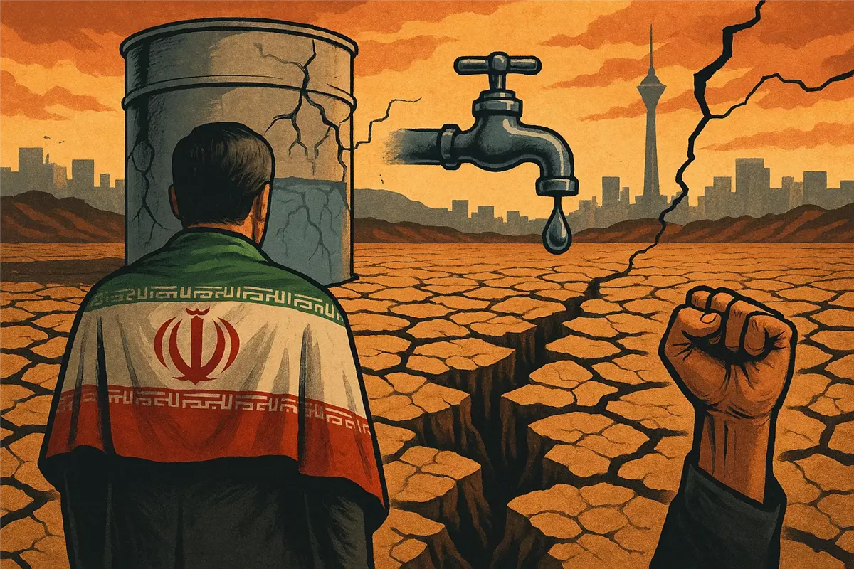 أزمة المياه في إيران تهدد طهران - Illustration