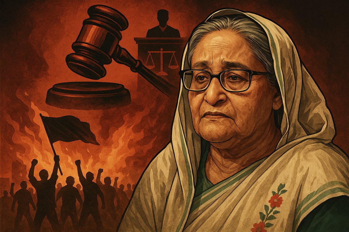 إدانة غيابية لالشيخة حسينة - Illustration