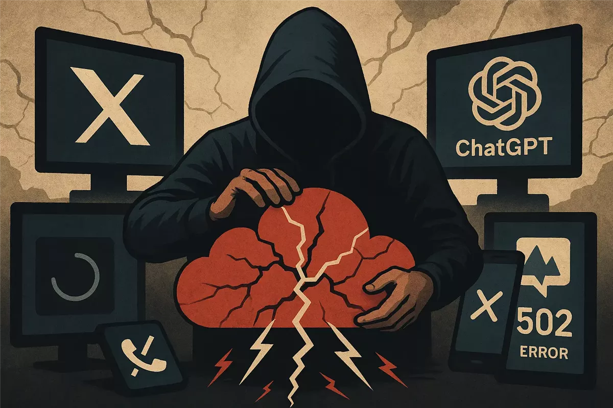 اضطرابات في خدمات الويب تكشف هشاشة البنية الرقمية - Illustration
