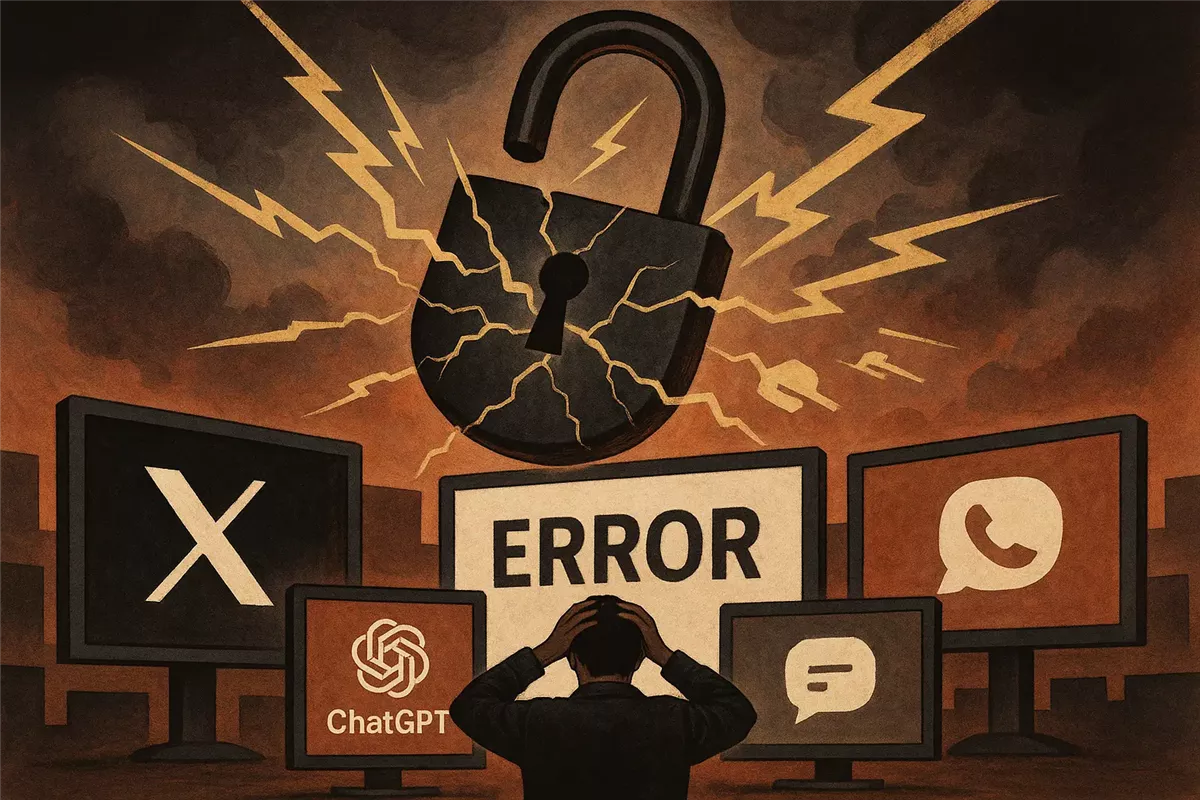 انقطاع كلودفلير يعطل عددا كبيرا من المواقع العالمية - Illustration