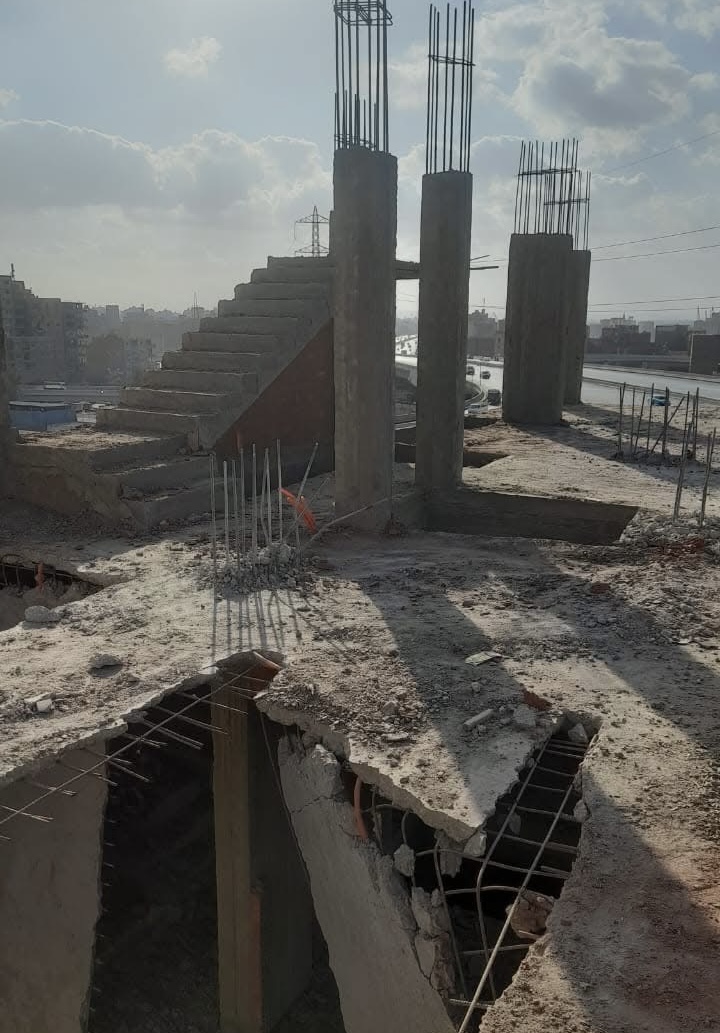 الجيزة تواصل إزالة البناء المخالف والتعديات