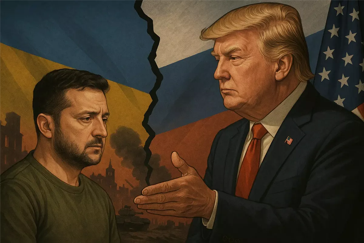 محادثات سلام بين الولايات المتحدة وأوكرانيا - Illustration