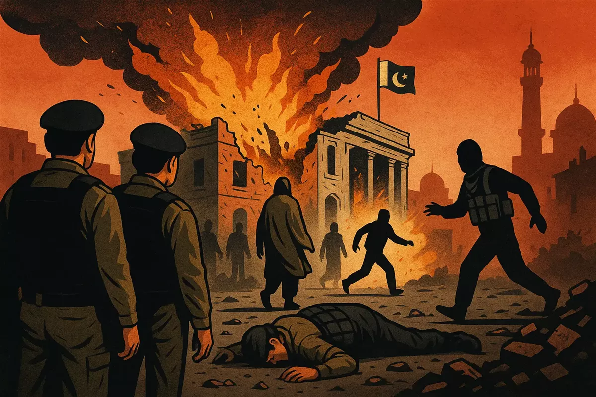 تأهب أمني في بيشاور بعد الهجوم الانتحاري - Illustration