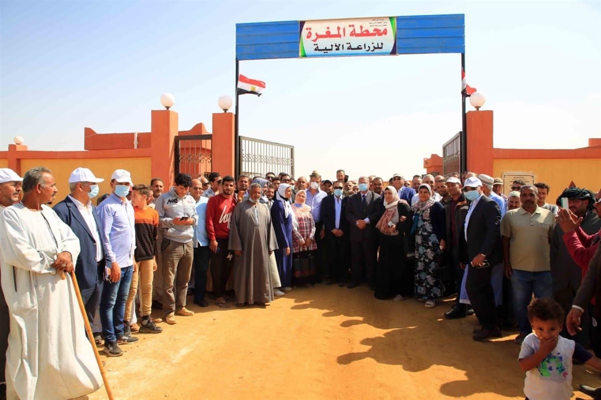 الريف المصري الجديد تبدأ توفير معدات ميكنة زراعية لمنطقة الطور