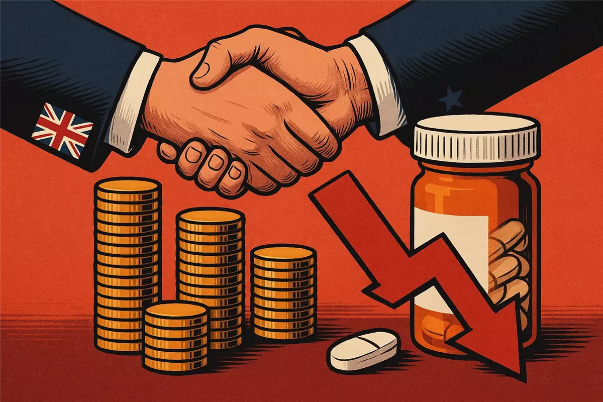 رسوم الأدوية بين المملكة المتحدة والولايات المتحدة تبقى عند الصفر - Illustration