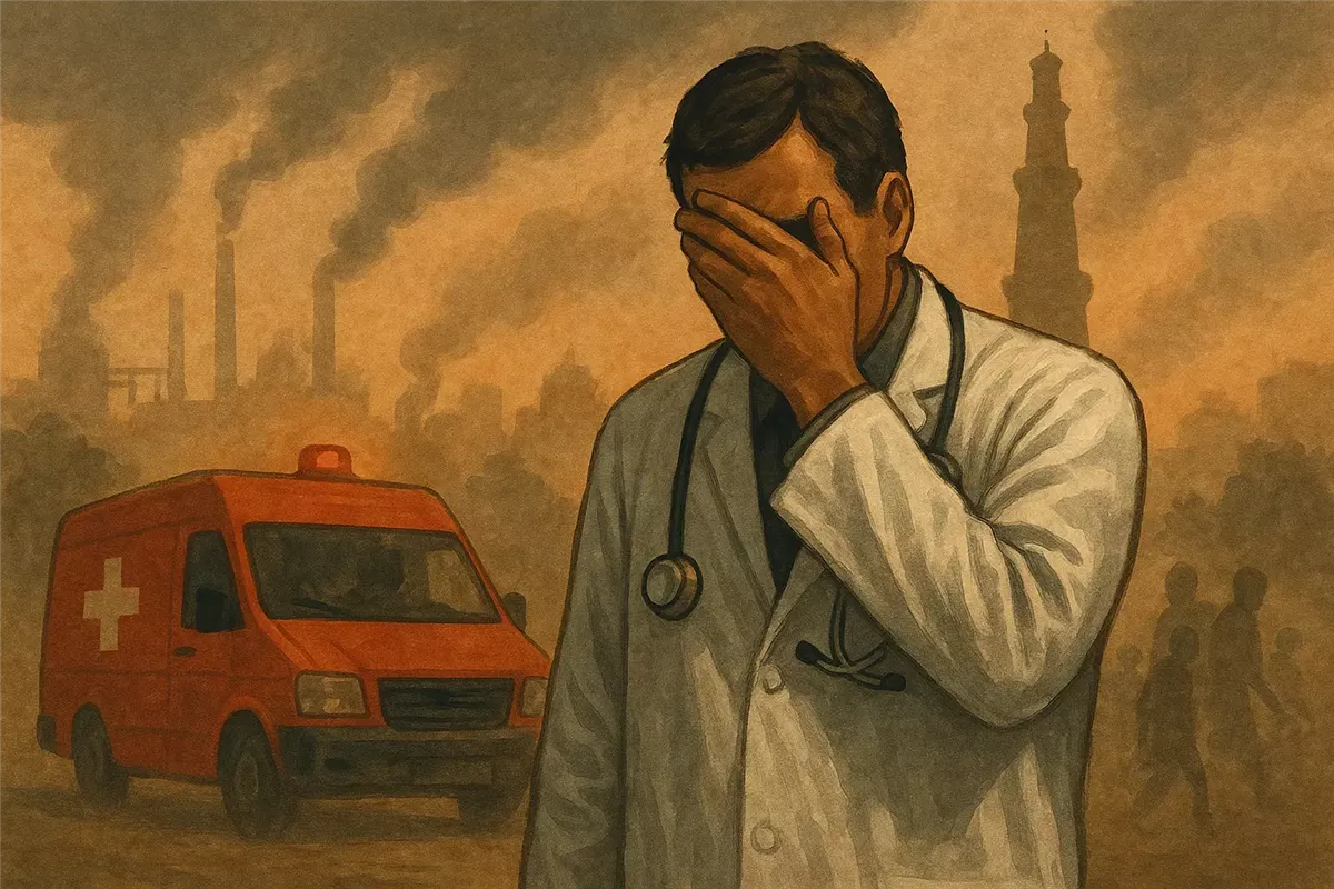 مؤشر جودة الهواء في دلهي قريبًا من فئة «الخطير» - Illustration
