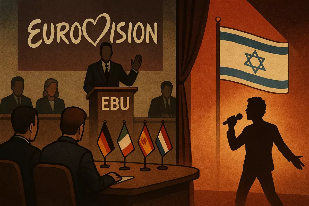 خمس دول أوروبية تقاطع يوروفيجن 2026 بسبب إسرائيل - Illustration