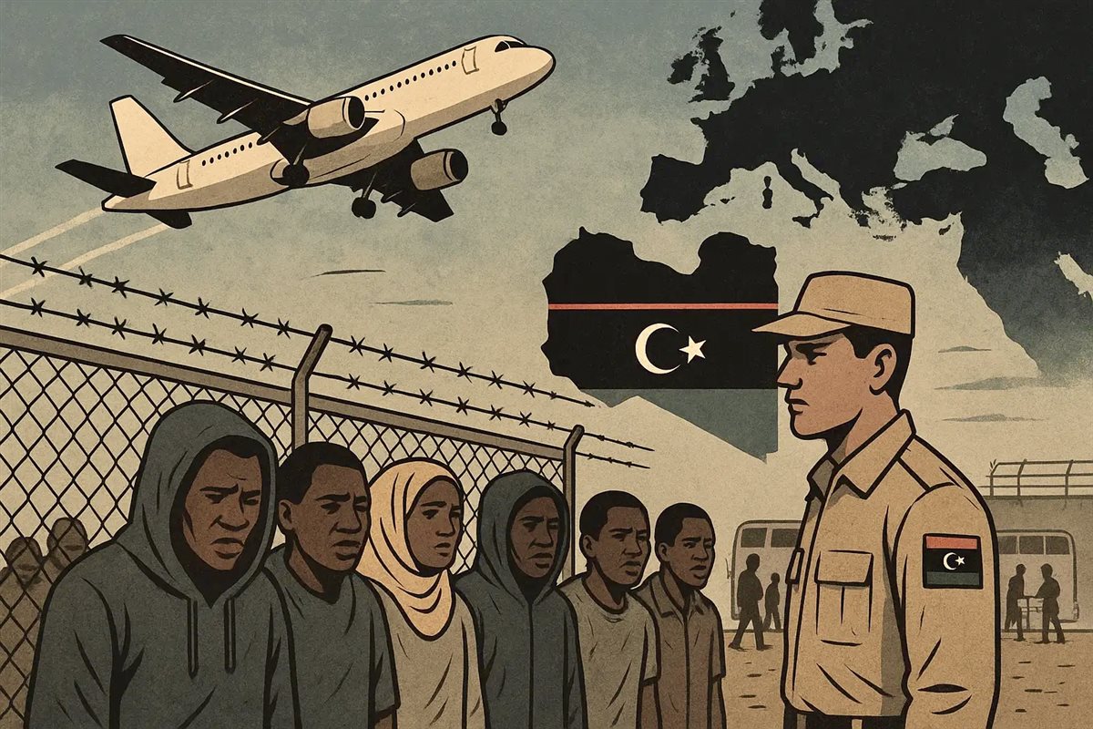 ليبيا توسع عمليات ترحيل المهاجرين غير النظاميين أرشيفية