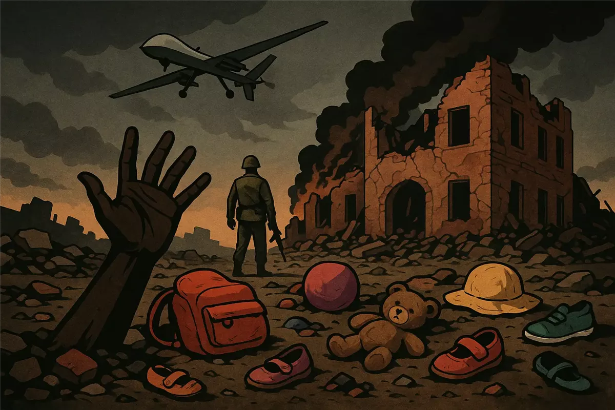 مقتل 114 شخصاً في كالوجي بينهم عشرات الأطفال - Illustration
