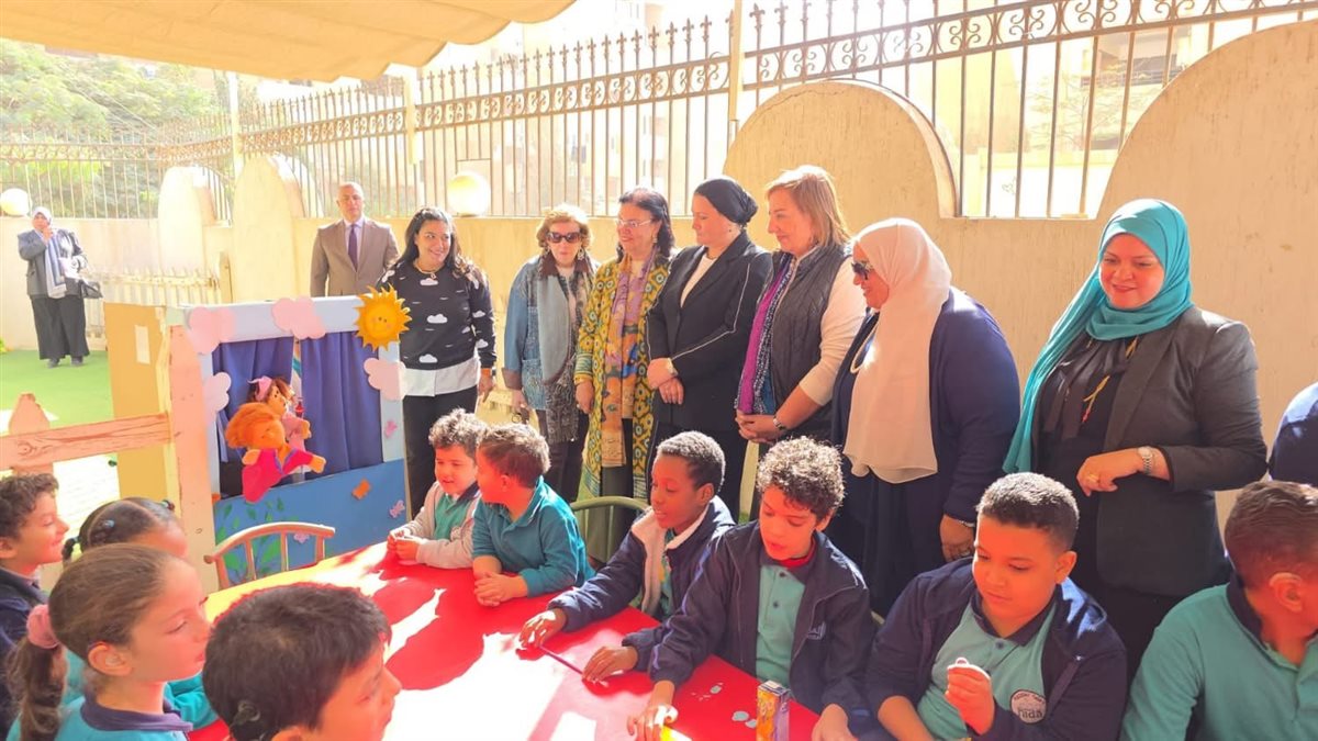 زيارة المجلس القومي للطفولة والأمومة لجمعية نداء