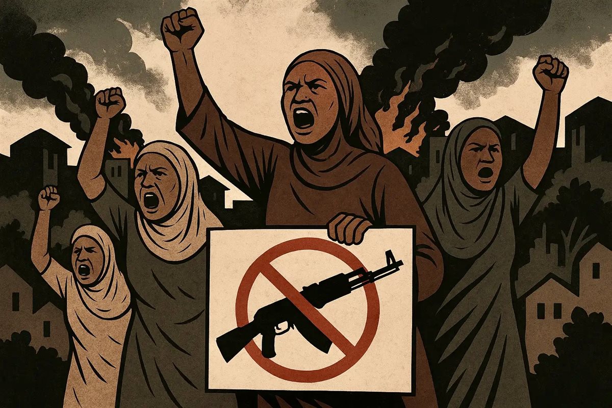 احتجاج نسائي يتحول لمأساة في آدموا أرشيفية