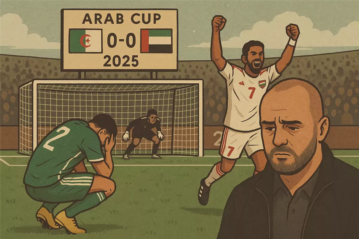 إقصاء الجزائر من كأس العرب 2025 أرشيفية