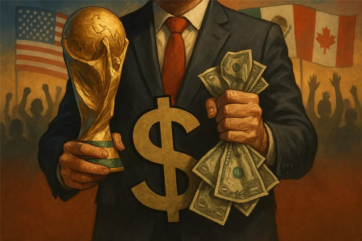 جماهير كأس العالم 2026 تتابع ارتفاع أسعار التذاكر - Illustration