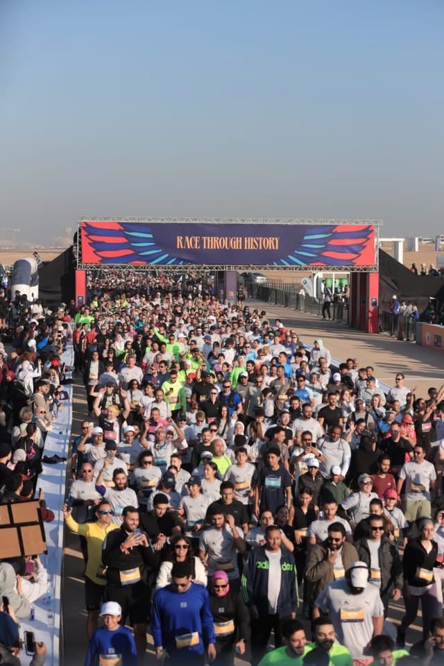 إطلاق نصف ماراثون الأهرامات 2025