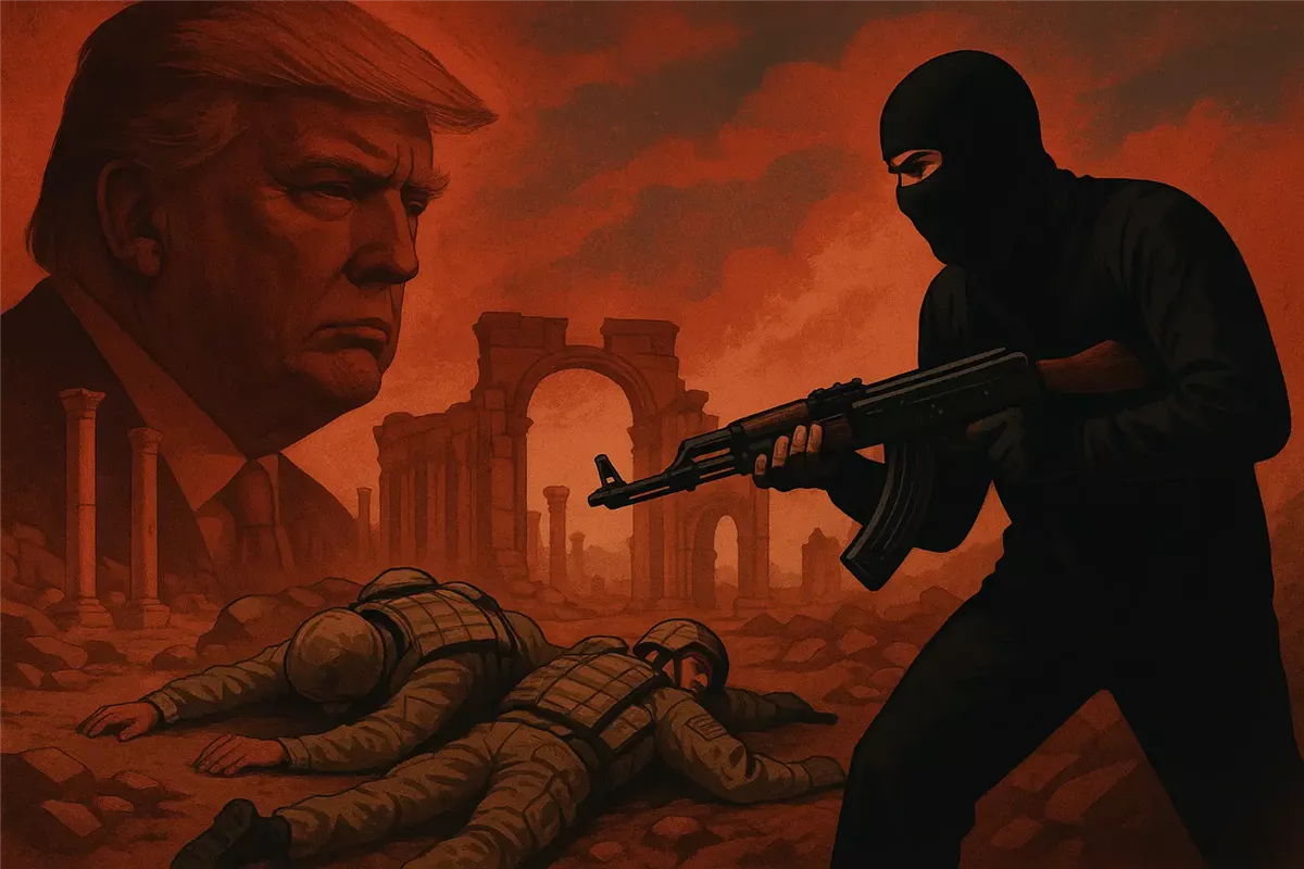 كان قد نفذ أحد عناصر تنظيم داعش هجوم مسلح وأسفر عن مقتل جنديين أمريكيين - Illustration