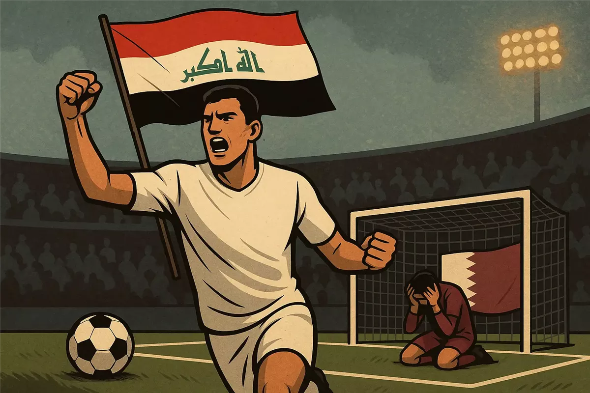 المنتخب العراقي يتأهل لنهائي الخليج أرشيفية