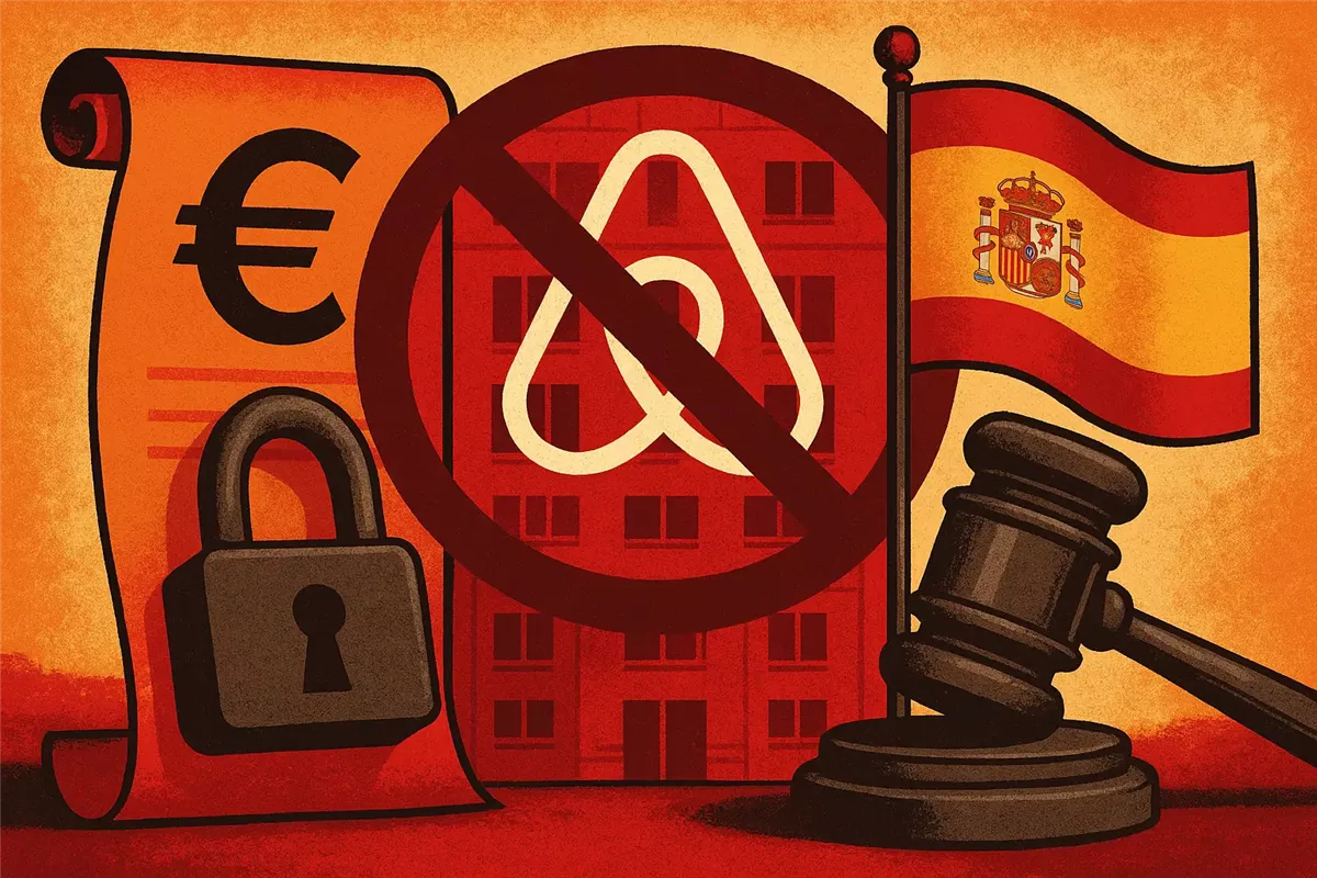 إسبانيا تُلزم Airbnb بسحب إعلانات غير مرخصة - Illustration