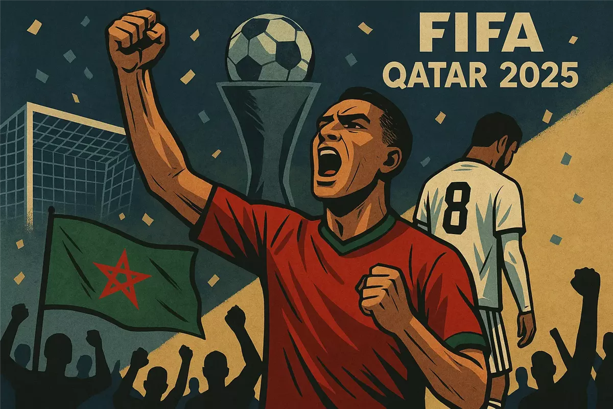 فوز المغرب على الإمارات بثلاثية نظيفة أرشيفية