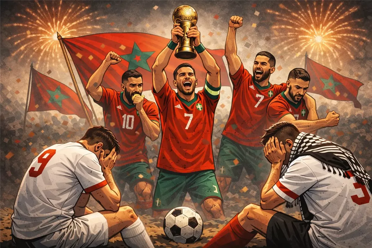 المنتخب المغربي بطلا لكأس العرب أرشيفية