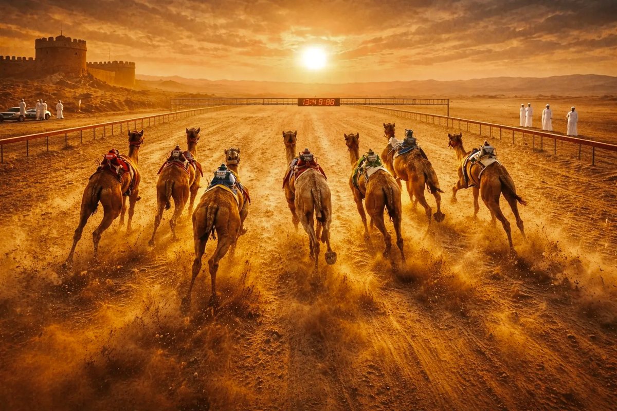 مهرجان المؤسس للهجن يشهد إقبالا واسعا أرشيفية
