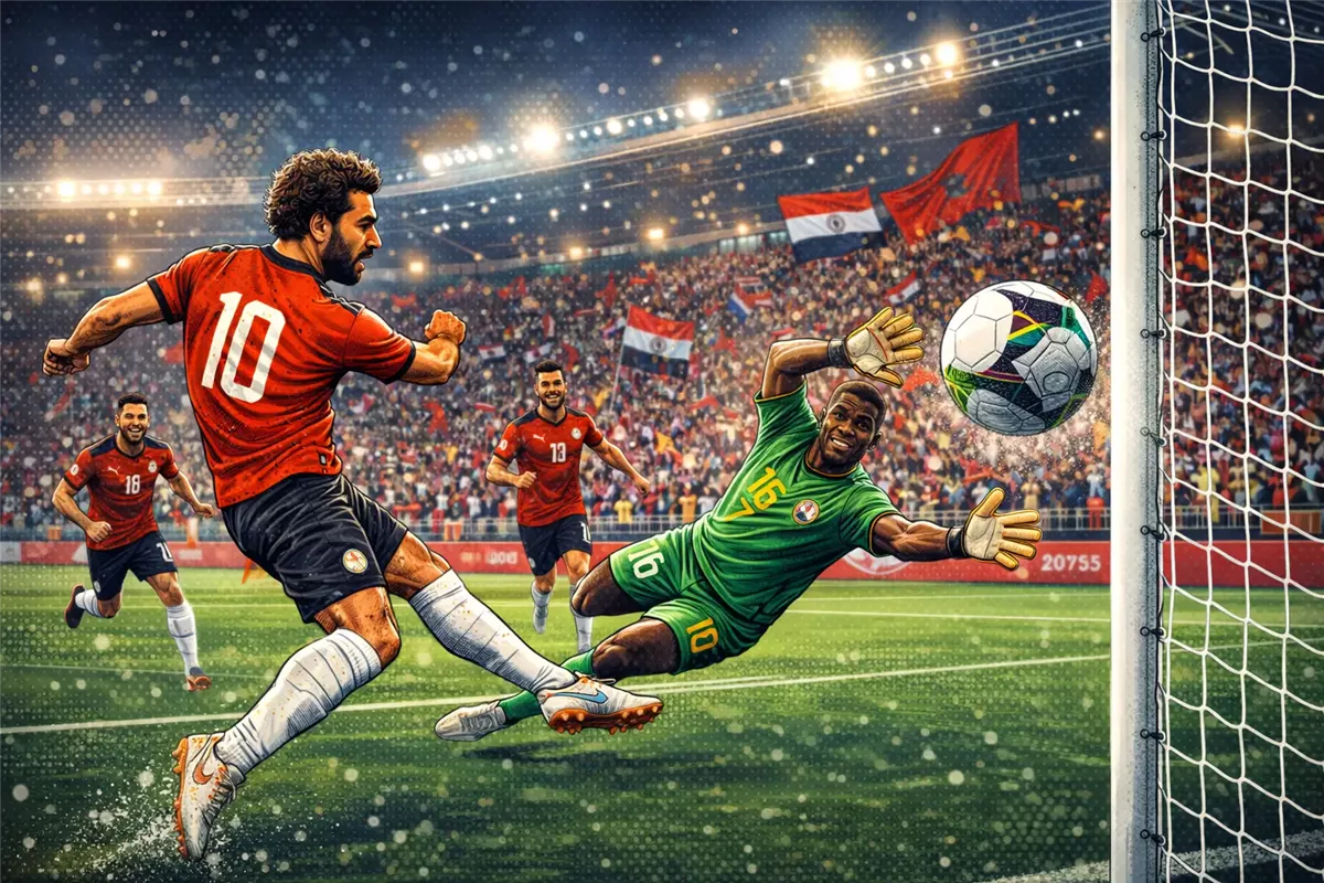 منتخب مصر يفوز على زيمبابوي بأمم أفريقيا 2025 أرشيفية