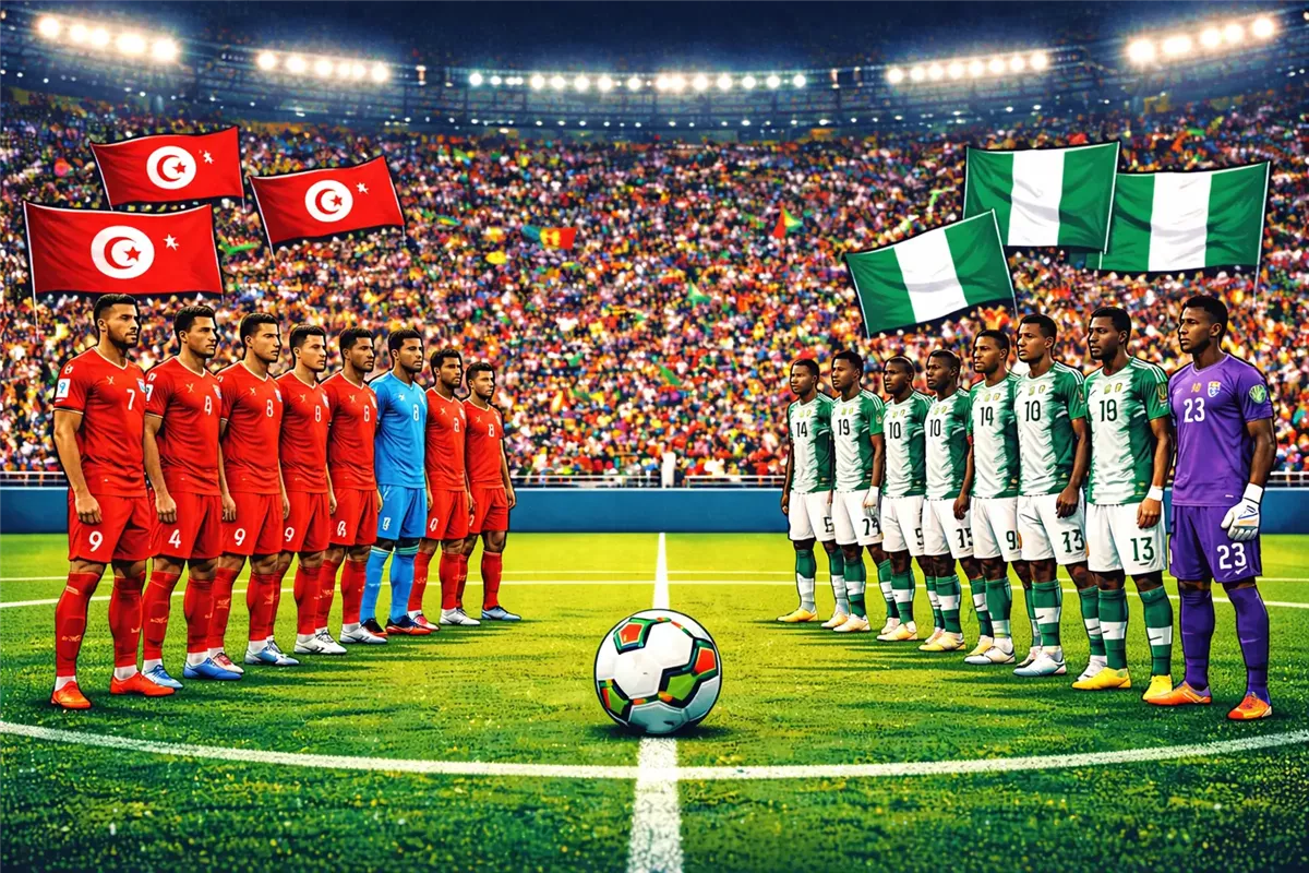كأس الأمم الإفريقية يشهد تفوق تونس ونيجيريا أرشيفية