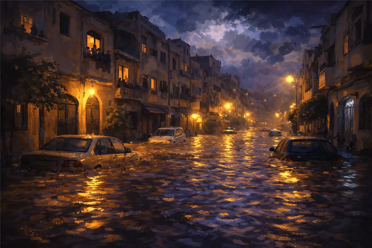 مدينة سلا تواجه فيضانات متكررة أرشيفية