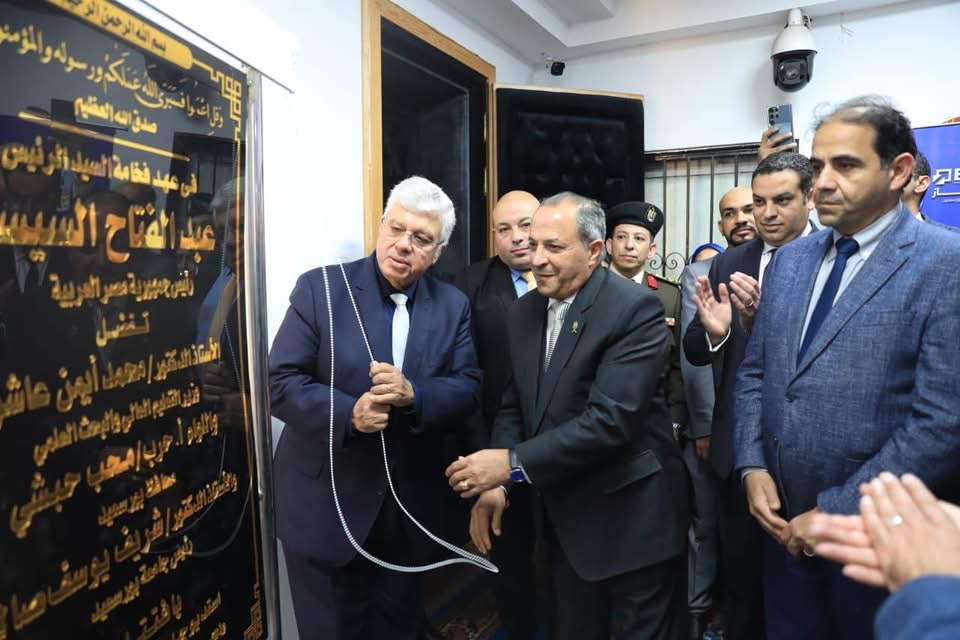 وزير التعليم العالي يفتتح استوديو جامعة بورسعيد