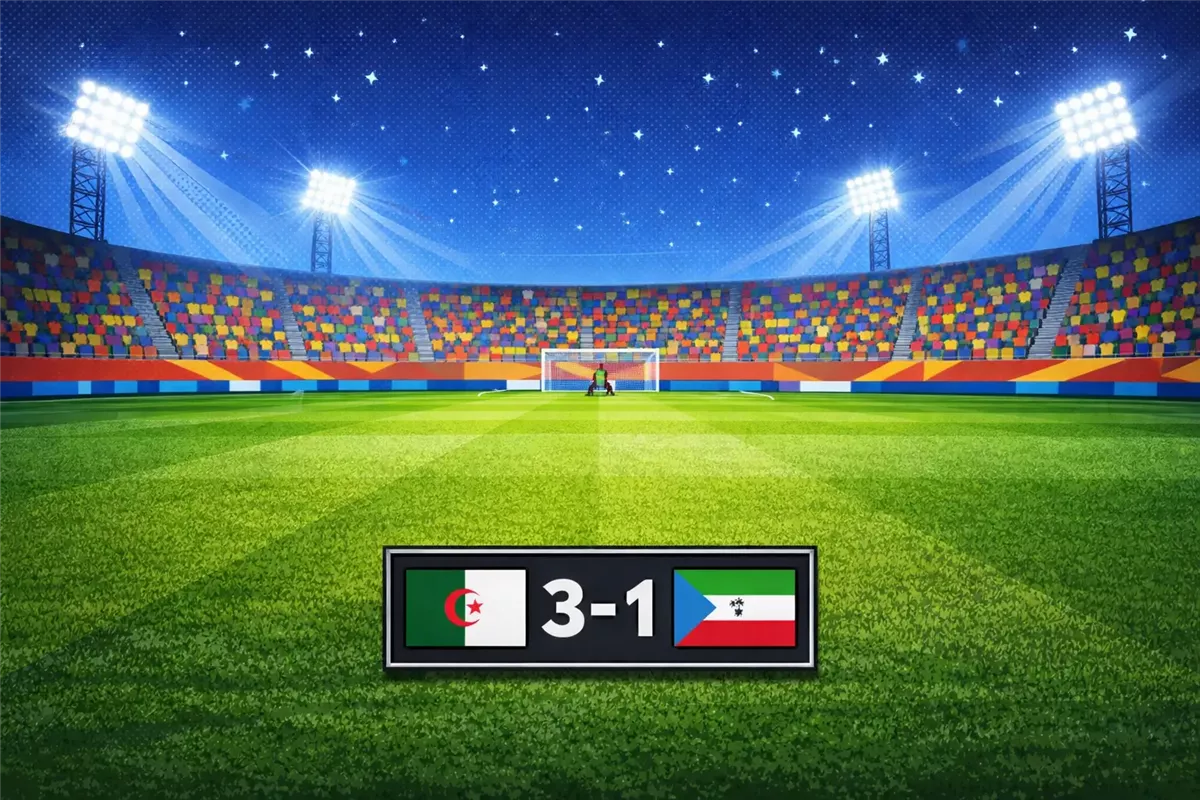فوز الجزائر على غينيا الاستوائية في أمم أفريقيا أرشيفية