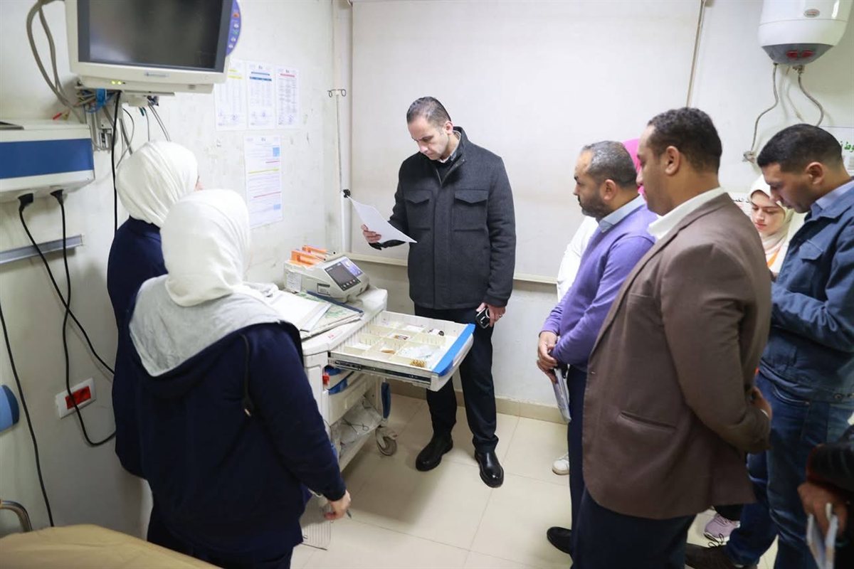 نائب وزير الصحة يتابع خطة التأمين الطبي لاحتفالات رأس السنة