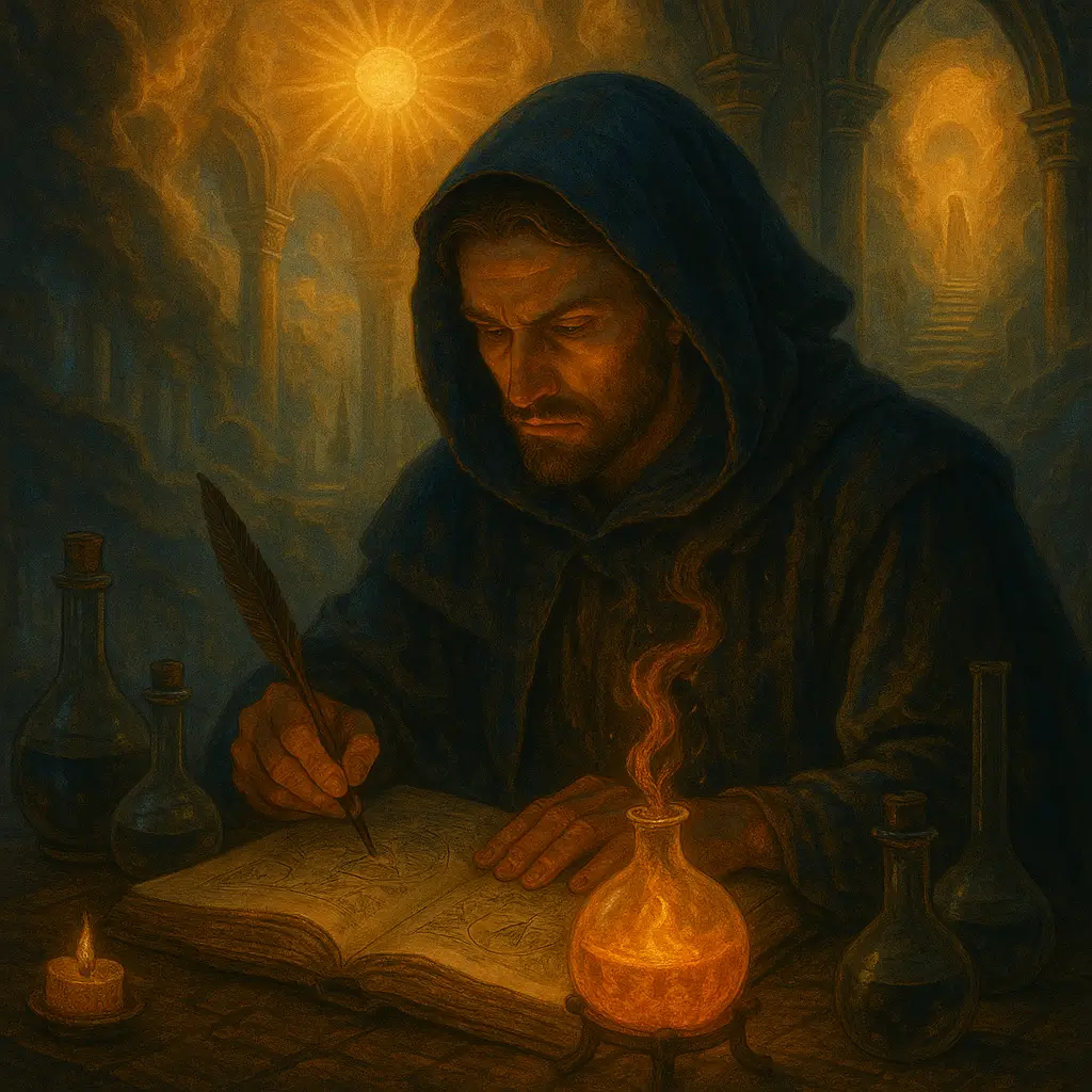 الخيمياء ولادة العلم من رحم الأسطورة - Illustration