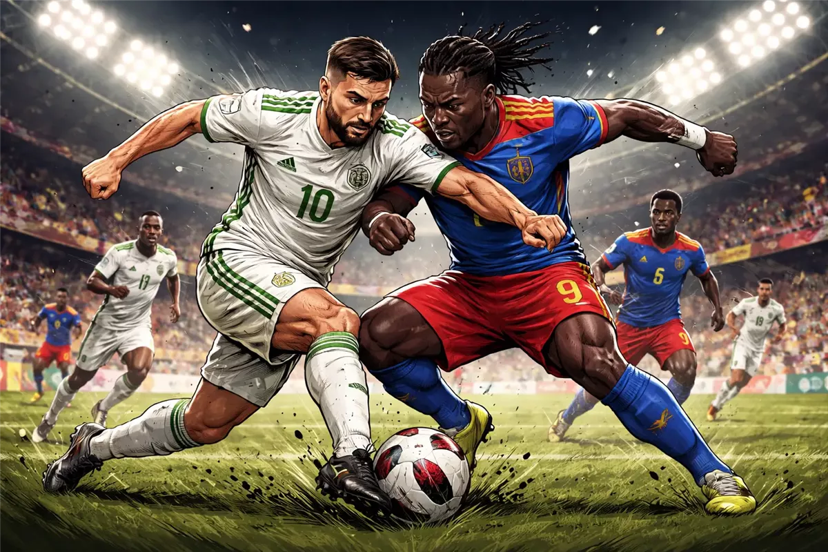 تأهل الجزائر لربع نهائي كأس أمم أفريقيا أرشيفية 