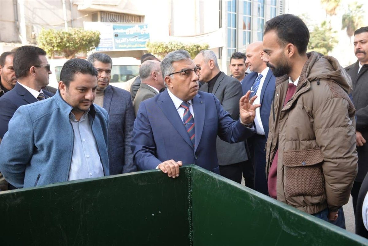 حاويات معدنية جديدة لدعم منظومة النظافة بالدقهلية