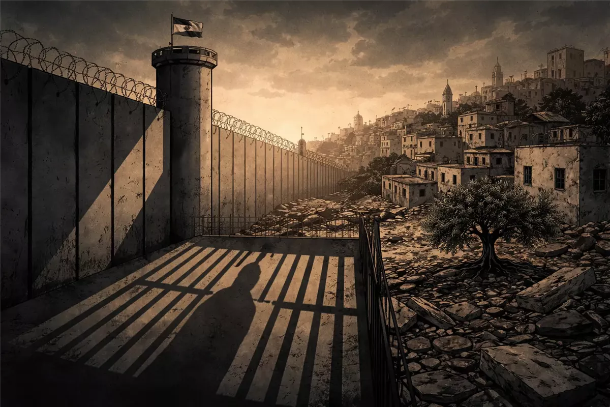 أوضاع الفلسطينيين وسياسات إسرائيل في الضفة الغربية - Illustration