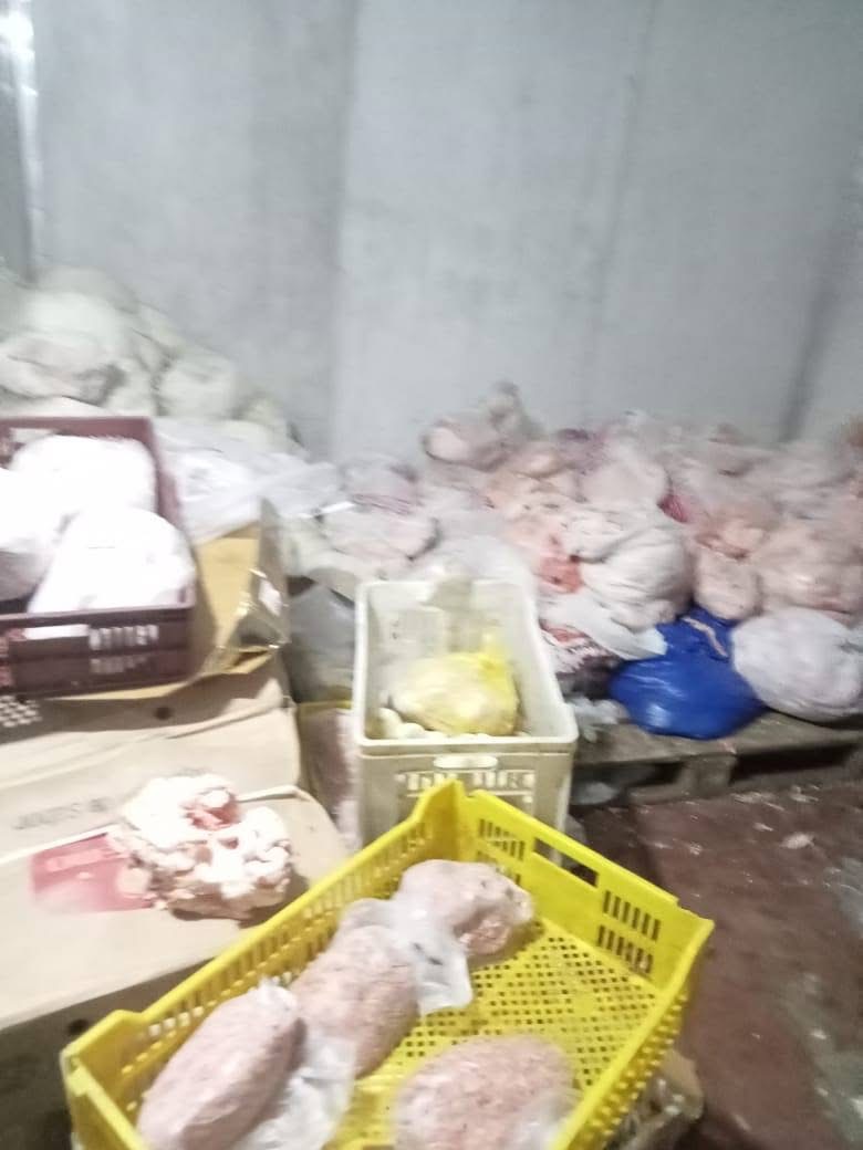 ضبط 75 طن لحوم ودواجن فاسدة بالجيزة