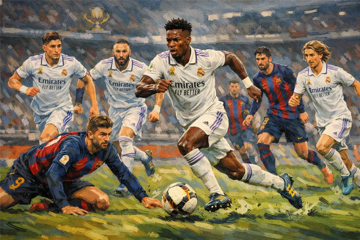 مباراة ريال مدريد وبرشلونة تشعل السوبر الإسباني أرشيفية