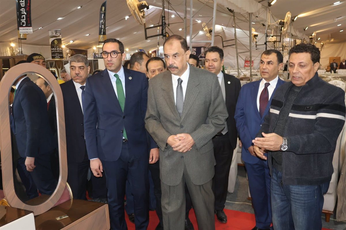 افتتاح معرض الأثاث الدمياطي بمحافظة سوهاج