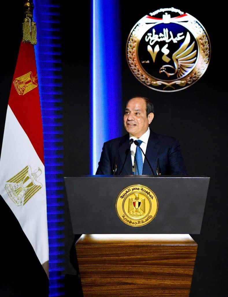 الرئيس عبد الفتاح السيسي يشهد احتفالية عيد الشرطة الـ74