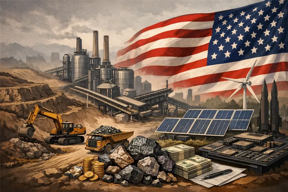 شركة USA Rare Earth ومشروعات التعدين والتصنيع للمعادن النادرة - Illustration