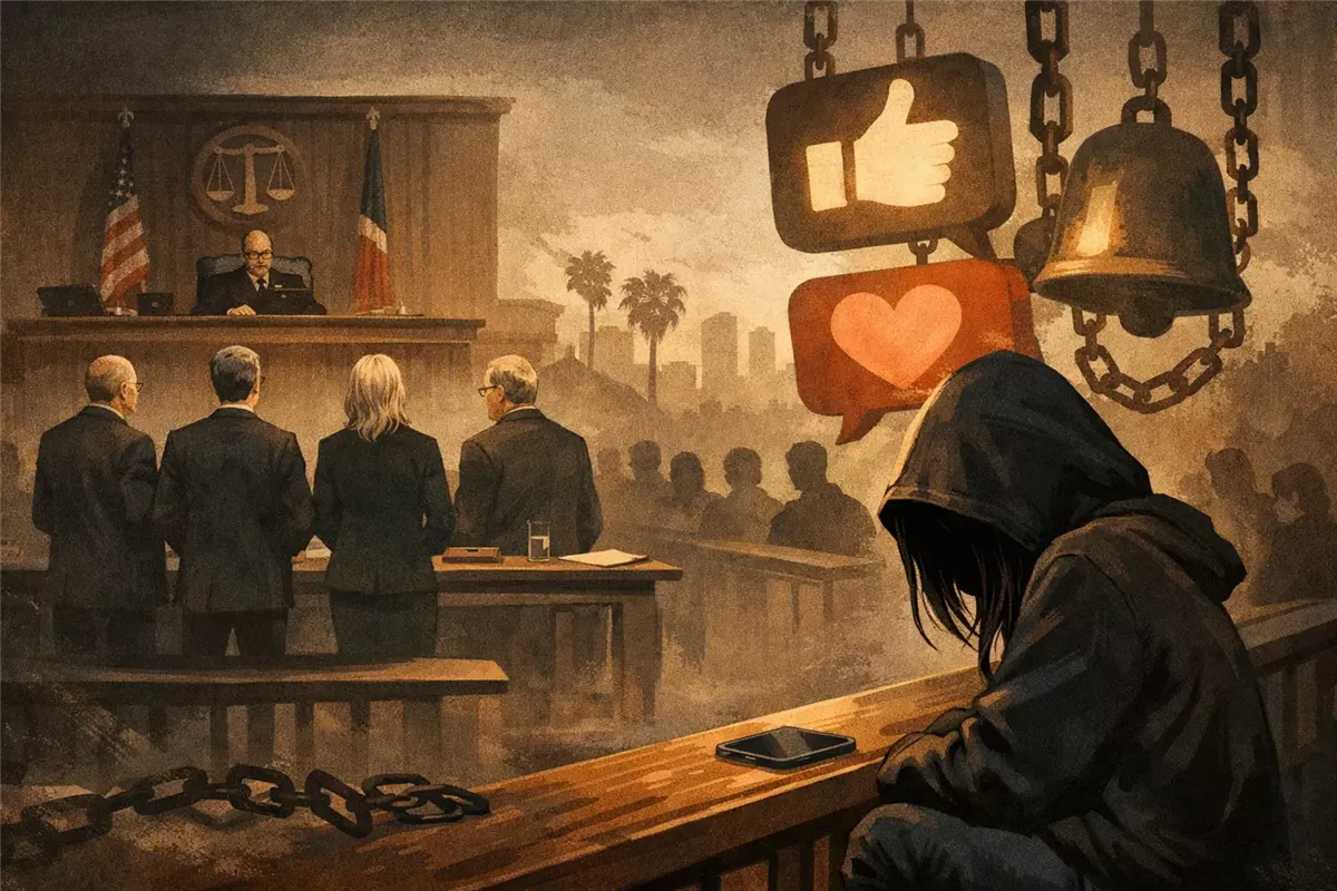 محكمة أمريكية تنظر دعوى ضد منصات تواصل رقمية - Illustration