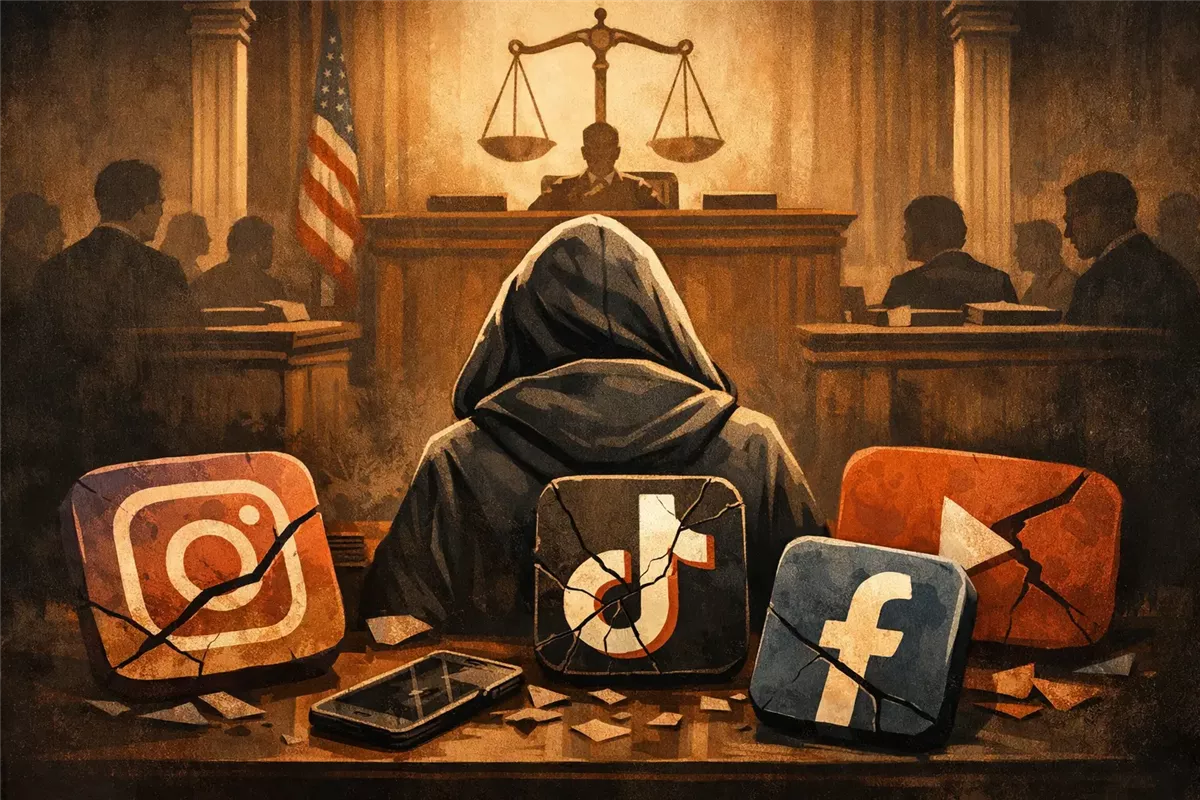 دعوى ضد شركات وسائل التواصل الاجتماعي أمام القضاء الأمريكي بشأن إدمان الأطفال - Illustration