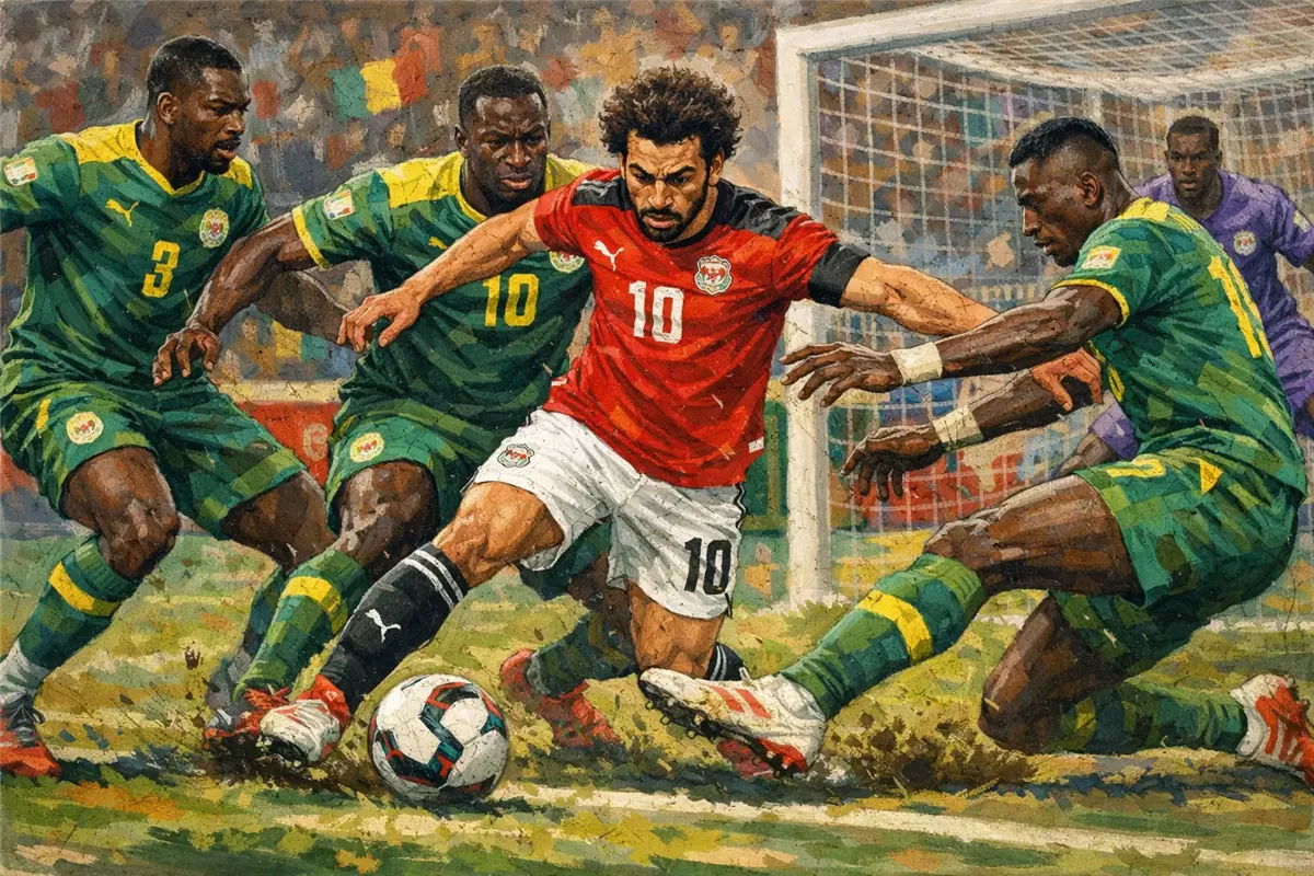 السنغال تفوز على مصر في كأس الأمم الأفريقية أرشيفية