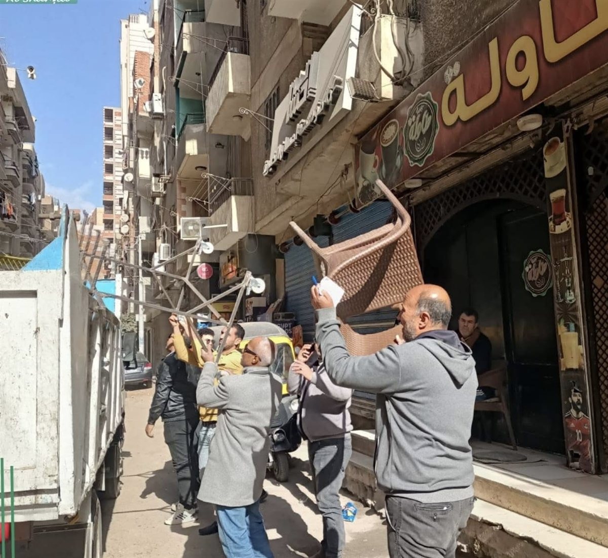 حملة مكثفة لتطهير شوارع الشرقية من التعديات