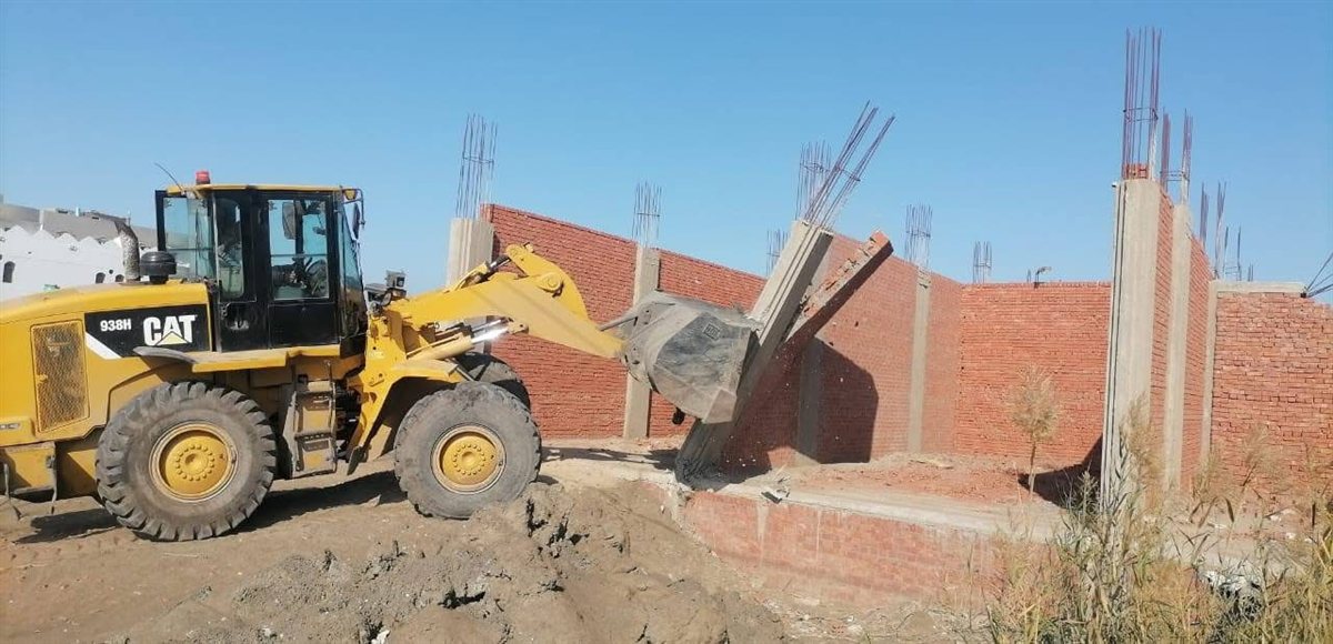 جنوب بورسعيد يشهد حملات حاسمة لإزالة التعديات