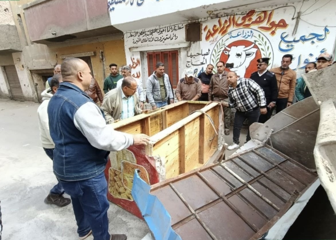 حملات مكبرة لإزالة الإشغالات في الشرقية