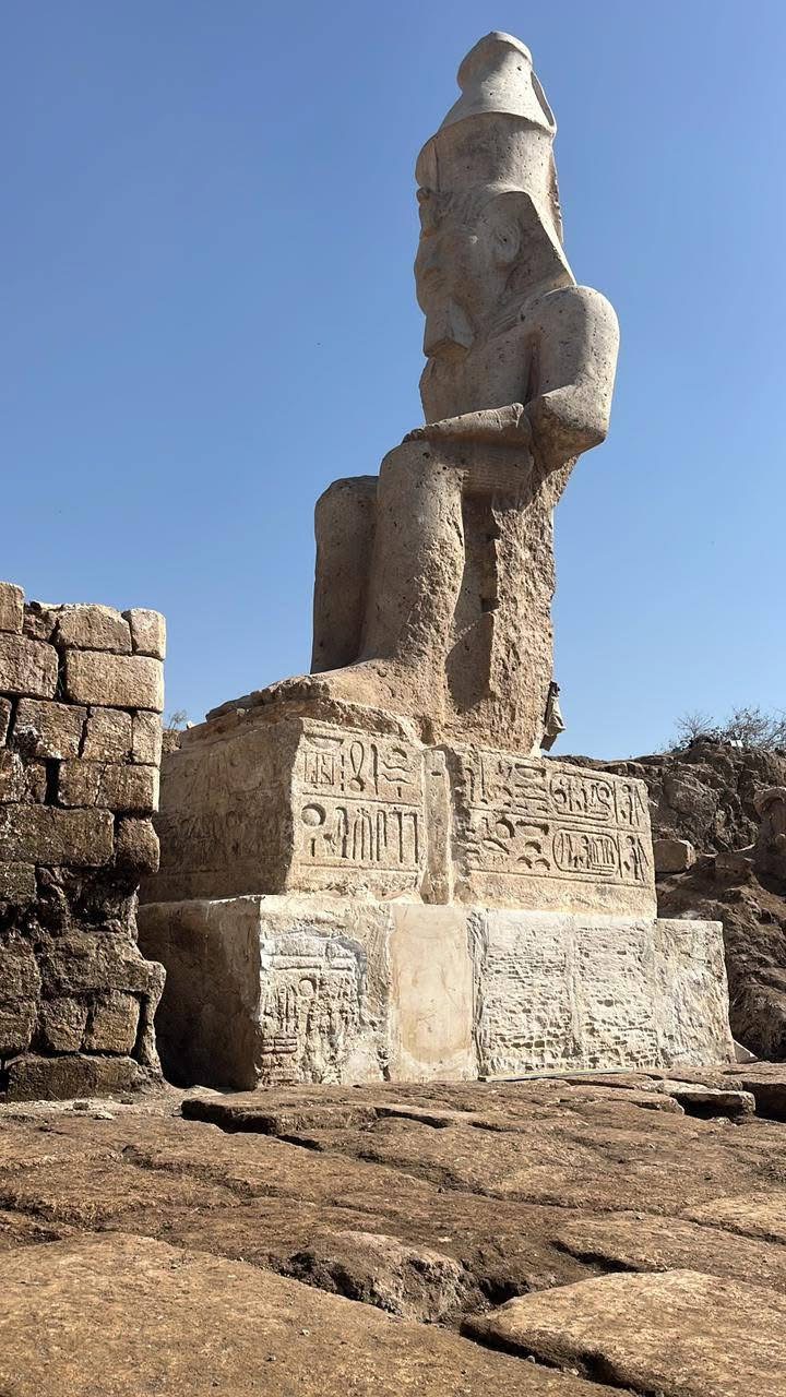 ترميم تمثال رمسيس الثاني ينعش سياحة المنيا