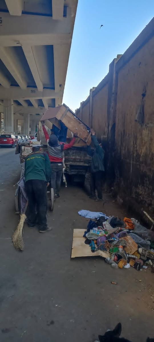 الجيزة ترفع بؤر “الفريزة” بالعجوزة وأرض اللواء