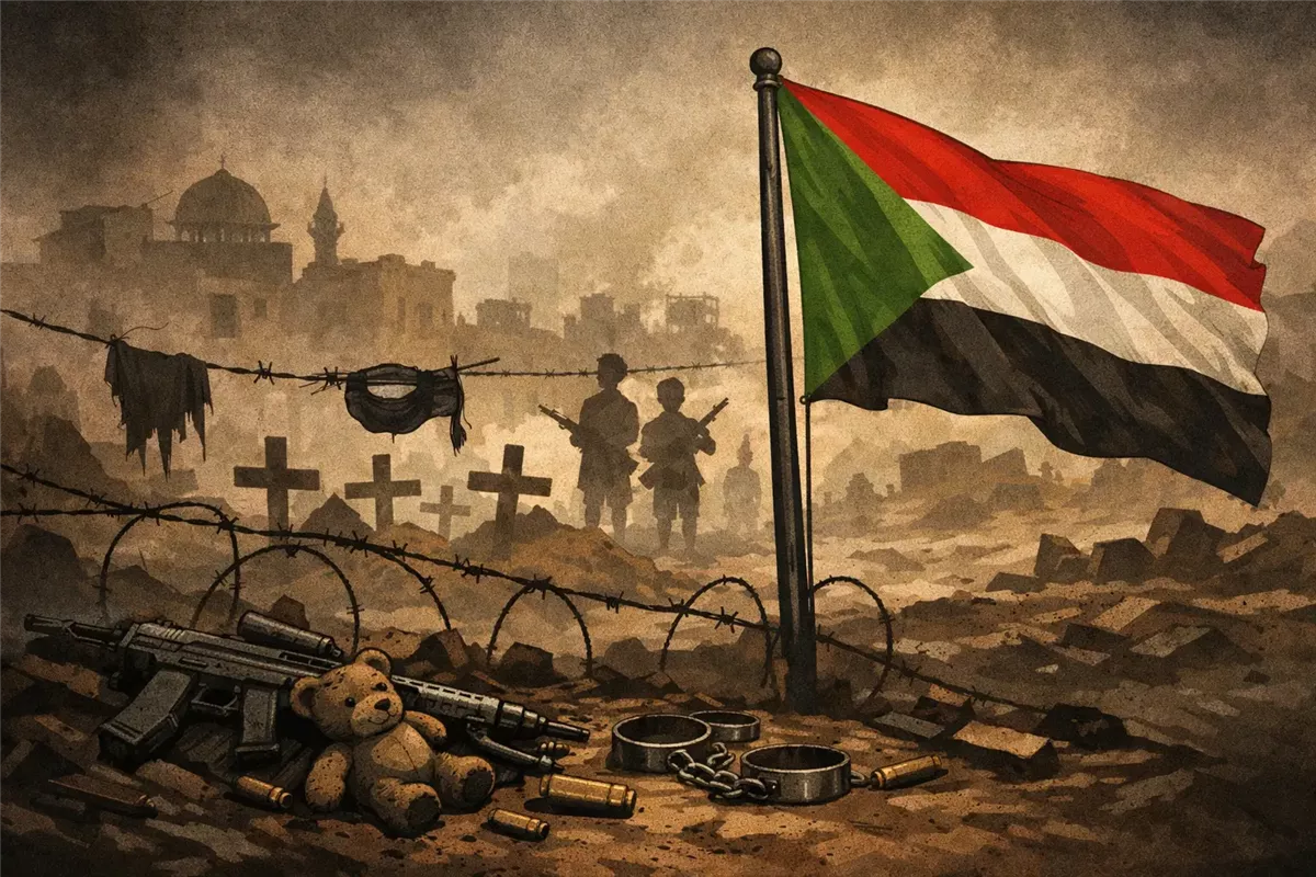 الحرب السودانية وتأثيرها على المدنيين في دارفور - Illustration
