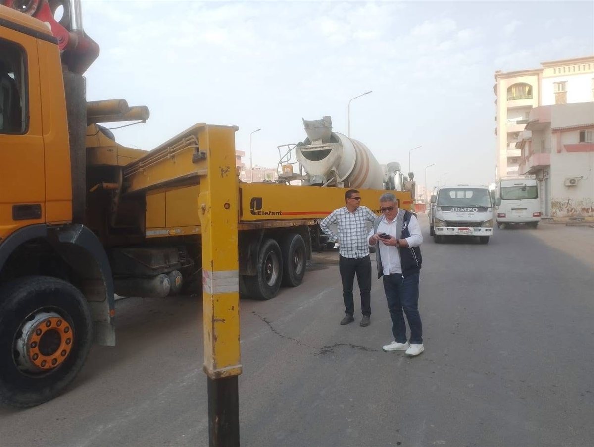جنوب الغردقة يضبط بناء مخالف وخبز ناقص الوزن