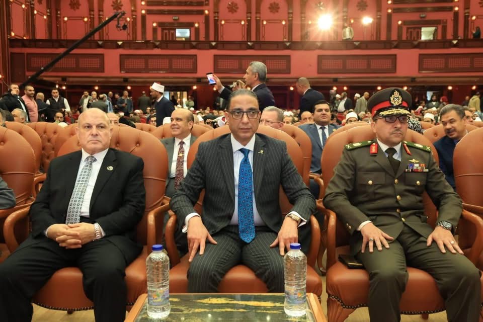 محافظ الجيزة في احتفالية دار الإفتاء المصرية لاستطلاع هلال رمضان